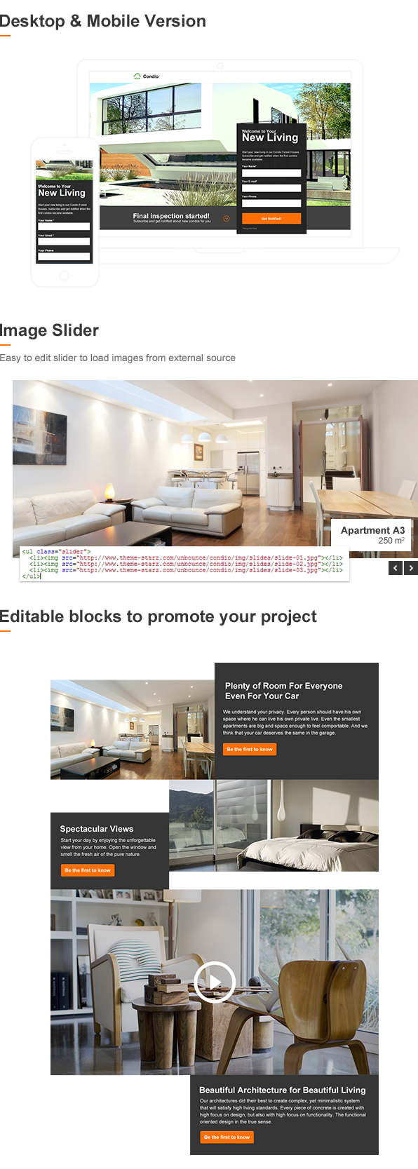 Condio - Real Estate Landing Page for Unbounce - 7